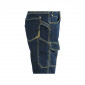 DENIM - Short professionnel de travail homme logistique artisan manutention chantier