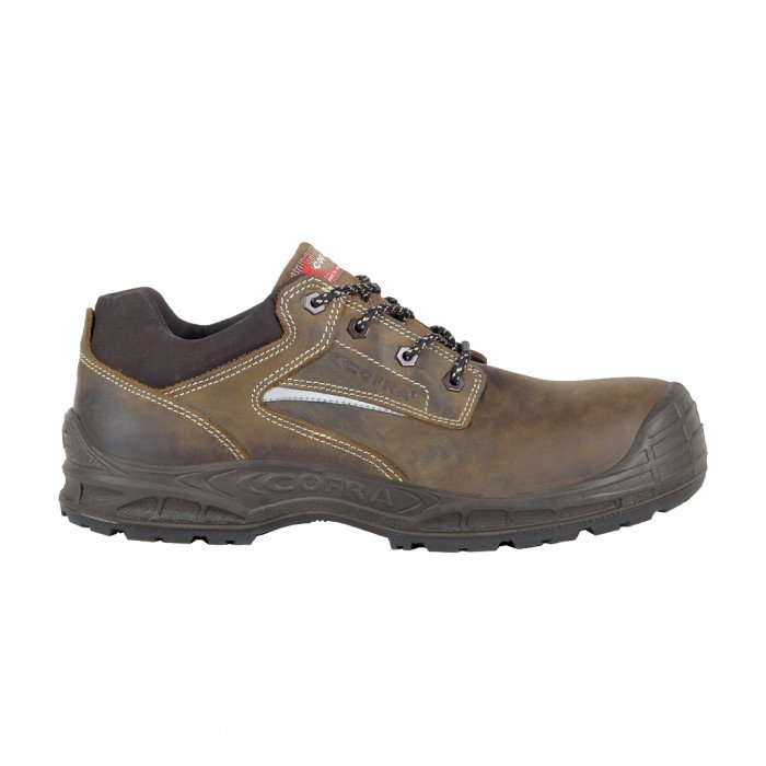 Chaussure haute de sécurité S3 professionnelle de travail en cuir ISO EN  20345 S3 homme logistique artisan transport chantier, CH564