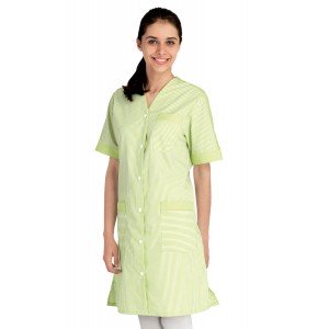 PISTACHE - Blouse professionnelle de travail à manches courtes femme - PROMO menage foyer entretien crèche
