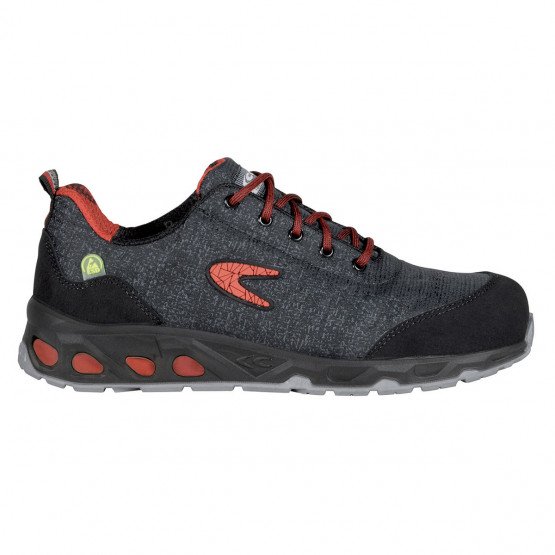 GRIS/ROUGE - Chaussure de sécurité S3S professionnelle de travail EN ISO 20345 S3S mixte transport logistique foyer manutentio