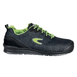 GRIS/VERT - Chaussure de sécurité S3S professionnelle de travail EN ISO 20345 S3S mixte transport chantier logistique artisan