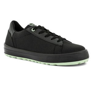 NOIR - Chaussure de sécurité S1PS professionnelle de travail noire EN ISO 20345 S1PS mixte artisan entretien chantier menage