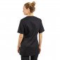 NOIR/PAPAYE - Tunique professionnelle de travail à manches courtes femme - PROMO auxiliaire de vie médical aide a domicile infir