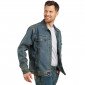 DENIM - Veste de travail professionnelle à manches longues homme transport chantier logistique artisan