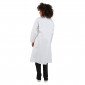 BLANC - Blouse femme MARION 100 % coton à manches longues