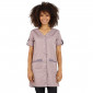 ZINC/SAVANE - Blouse professionnelle de travail blanche à manches transformables femme infirmier aide a domicile médical auxilia