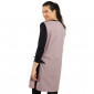ZINC/NOIR - Chasuble tablier blouse professionnel femme entretien aide a domicile menage auxiliaire de vie