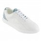 BLANC/SAVANE - Tennis de travail professionnelle blanche noire femme - PROMO aide a domicile médical auxiliaire de vie infirmier
