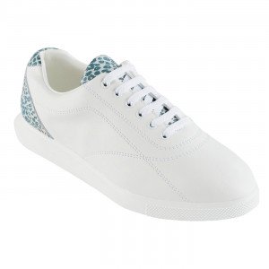 BLANC/SAVANE - Tennis de travail professionnelle blanche noire femme - PROMO aide a domicile médical auxiliaire de vie infirmie