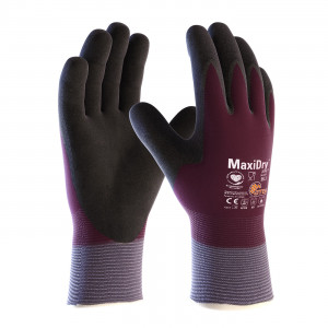 Gants de travail Lanzhou - 100% polyester - avec picots nitrile - norme  EN388