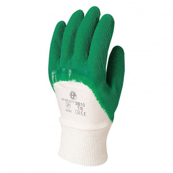 12 latex Enduit Travail Gants Pour Homme Femme À Plis En