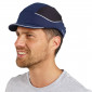 MARINE - casquette professionnelle de travail 100% nylon CE EN 812:A1 mixte manutention artisan logistique chantier