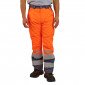 ORANGE - Pantalon haute visibilité professionnel de travail homme manutention artisan logistique chantier