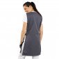 ARDOISE/FLEURS - Chasuble tablier blouse professionnel femme entretien aide a domicile menage auxiliaire de vie