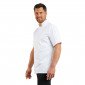 BLANC - Veste de cuisine manches courtes professionnelle de travail à manches courtes mixte restauration cuisine serveur hôtel