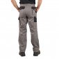 TAUPE/NOIR - Pantalon de travail professionnel homme logistique artisan manutention chantier
