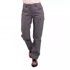 GRIS - Pantalon de travail professionnel femme chantier manutention artisan logistique