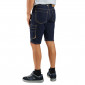 DENIM - Short professionnel de travail homme logistique artisan manutention chantier