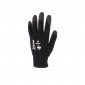 NOIR - Gant de manutention professionnel de travail polyamide/tricoté EN 420 Conforme aux exigences générales en matière de gant