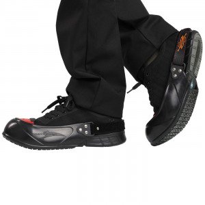 NOIR - Sur-chaussure professionnelle de travail caoutchouc mixte restauration restaurant serveur cuisine