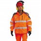 ORANGE - Veste haute visibilité professionnelle de travail homme transport chantier logistique artisan