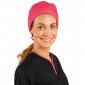 FUCHSIA - Calot professionnelle de travail mixte médical cuisine infirmier restauration
