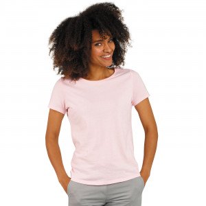 ROSE - Tee-shirt professionnelle de travail à manches courtes 100% coton biologique, et 90% coton / 10% viscose pour les coloris