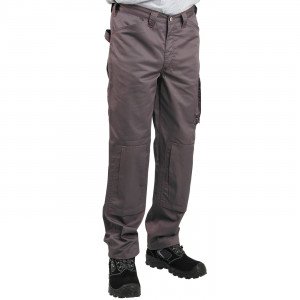 GRIS - Pantalon de travail professionnel homme - PROMO chantier logistique artisan manutention