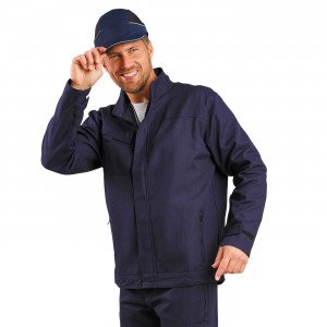 MARINE - Veste de travail professionnelle à manches longues homme manutention chantier logistique artisan