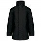 NOIR - Parka professionnel de travail mixte artisan manutention chantier transport