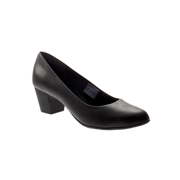 Escarpin cuir sales souple femme