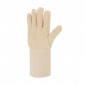 BLANC - Gant alimentaire professionnel de travail 100% coton EN 420 Conforme aux exigences générales en matière de gants de prot