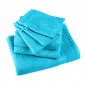 TURQUOISE - Serviette de toilette professionnelle hébergement foyer blanche 100% Coton médical coiffeur infirmier esthéticienne