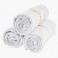 BLANC - Tapis de bain professionnel hébergement foyer blanc 100% Coton serveur restauration cuisine restaurant