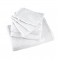 BLANC - Gant de toilette professionnel de travail blanc 100% Coton serveur restaurant restauration hôtel