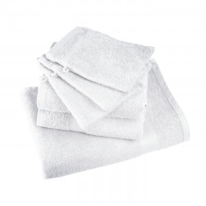GRIS - Drap de bain professionnel hébergement foyer blanc 100% Coton coiffeur médical esthéticienne infirmier