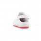 BLANC/FUCHSIA - Sabot professionnel de travail blanc EN ISO 20347 femme infirmier auxiliaire de vie médical aide a domicile