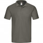 GRIS - Polo professionnel de travail 100% coton homme auxiliaire de vie infirmier aide a domicile médical
