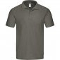 GRIS - Polo professionnel de travail 100% coton homme aide a domicile médical auxiliaire de vie infirmier
