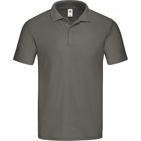 GRIS - Polo professionnel de travail 100% coton homme infirmier auxiliaire de vie médical aide a domicile