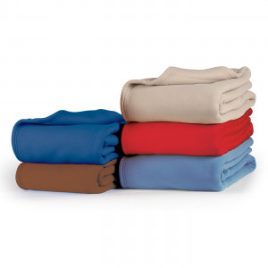 CHOCOLAT,FRAMBOISE,MARINE,MYOSOTIS,SABLE - Couverture professionnelle hébergement foyer 100% Polyester restauration cuisine rest