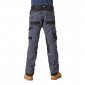 GRIS/NOIR - Pantalon de travail professionnel homme manutention chantier logistique artisan