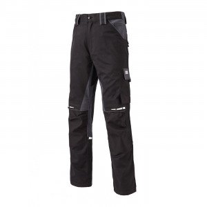 NOIR/GRIS - Pantalon de travail professionnel homme manutention artisan transport chantier