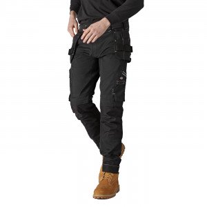 GRIS/NOIR - Pantalon de travail professionnel homme manutention chantier transport artisan