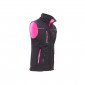 GRIS/ROSE - Softshell professionnelle de travail femme manutention chantier logistique artisan