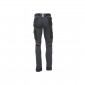 GRIS/ROSE - Pantalon de travail professionnel femme transport chantier manutention artisan