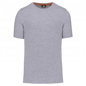 NOIR - Tee-shirt professionnel de travail à manches courtes BIO mixte aide a domicile infirmier auxiliaire de vie médical
