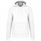 BLANC - Sweat professionnel de travail homme chantier aide a domicile artisan auxiliaire de vie