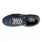 MARINE/ROUGE - Chaussure de sécurité S1P professionnelle de travail en cuir EN ISO 20345 S1P mixte logistique chantier manutent