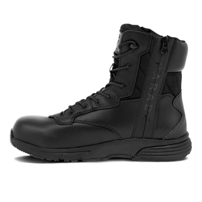 Chaussure de sécurité S3 professionnelle de travail noire en cuir ISO EN  20345 S3 homme manutention chantier transport artisan, CH624